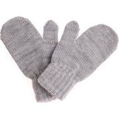 HelloBaby Triko Parmaksız Unisex Eldiven Unisex - Standart - Gri