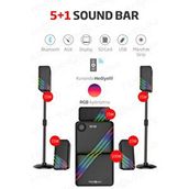 HEPU HP-TV03 5+1 Soundbar Ev Sinema Sistemi Stereo Hd Ses Rgb Kablolu 100 Watt AMFİ 15WX5 SOUNDBAR