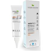 Herbaderm 40 ml Spf50+ Orta Ton AknPro Yağlı Ciltler İçin Sivilce ve Güneş Kremi