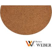 Herbert Weber Oval Koko Paspas Sentetik Iç ve Dış Kapı Önü Paspası Eco 10MM Dökülmez Paspas - Kahverengi - 50 x 90 cm