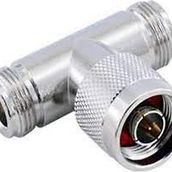 Herbirivar Uhf Erkek - 2x Dişi T Konnektör