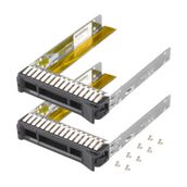 Heretom SSD Montaj Braketi 2.5 "HDD Caddy SM17A06246 Sabit Disk Braketi Metal SSD Montaj Thinksystem ST550 SR550 SR550 SR590 SR650 SR630 SR850 Sunucu ile Uyumlu, 2'li Paket