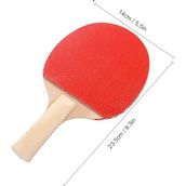 Hereveoyuncak Ping Pong Masa Tenisi Seti Tenis Raketi Seti 2 Raket + 3 Pingg Pong Topu Spor Aksesuarları