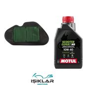 Hero Dash 125 Motul Yağ Ve Hava Filtre Bakım Seti Bs0013