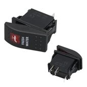 Hidrafor Sembollü Işıklı 3 Pinli On-Off 12-24V Marin Switch