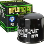 Hiflo HF138 Suzuki Burgman AN 650 ABS 2002-2019 Uyumlu Yağ Filtresi