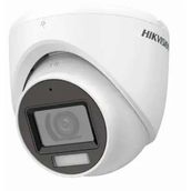 Hikvision DS-2CE70DF0T-LPFS 2 MP 2.8 mm Colorvu Dahili Ses 20 mt Smart Hybrid HD-TVI Dome Kamera