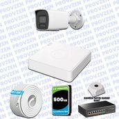 Hikvision Provzen 1 Kameralı Colorvu Hibrit Güvenlik Kamerası