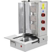 Himaksan Endüstriyel Doğalgazlı 3 Radyanlı Alttan Motorlu Döner Ocağı