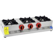 Himaksan Endüstriyel Doğalgazlı Set Üstü Mini Üçlü 3 Gözlü Ocak