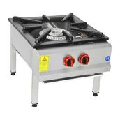 Himaksan Endüstriyel Korsan Ocak 60x70 cm Lpg Tüplü 2 Yanışlı Yer Ocağı