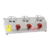 Himaksan Endüstriyel Lpg Tüplü 3 Ocaklı Künefe Ocağı Makinesi