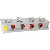 Himaksan Endüstriyel Lpg Tüplü 4 Ocaklı Künefe Ocağı Makinesi
