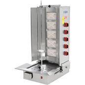 Himaksan Endüstriyel Lpg Tüplü 5 Radyanlı Alttan Motorlu Döner Ocağı