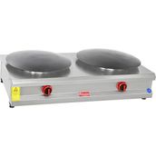 Himaksan Endüstriyel Lpg Tüplü Çiftli 55'lik Set Üstü Gözleme Ocağı