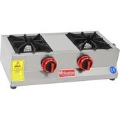 Himaksan Endüstriyel Lpg Tüplü Set Üstü Mini Çiftli 2 Gözlü Ocak