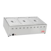 Himaksan HMK-BSÜE3 Endüstriyel Tip Elektrikli Set Üstü 3 Gözlü Benmari