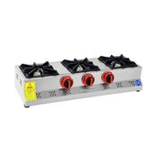 Himaksan HMK-MN3-G Endüstriyel Lpg Tüplü Set Üstü Mini Üçlü 3 Gözlü Ocak