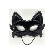 Himarry Siyah Renk Kumaş Malzemeden İmal Eva 19x15 cm Kedi Maskesi