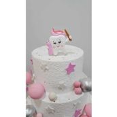 Himi Pasta Süsleri Diş Buğdayı Kız Maket Kürdanlı Cupcake Pasta Süsü Doğum Günü Süsleri Pasta Kürdanı Kürdan Süsü