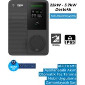 Hims 22KW Ticari Duvar Tipi Araç Şarj Istasyonu Hevc-22-T