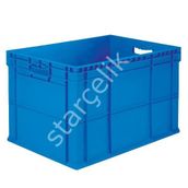 Hipaş Plastik HP-3403 400x600x340 mm Yanları ve Altı Kapalı Kasa