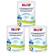 Hipp 2 Combiotic Organik 6+ Ay 3x350 gr Çoklu Paket Bebek Devam Sütü