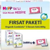 Hipp 3 Organik Combiotic 2x800 gr Bebek Sütü