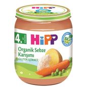 Hipp 4+ Ay 125 gr Organik Sebze Karışımı Kavanoz Mamaları