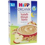 Hipp Organik 250 gr Yulaflı Elmalı Sütlü İyi Geceler Kaşık Maması
