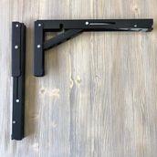 Hırdavat Katlanır Tekne Karavan Masa Ayağı 30CM 1 Takım Siyah - Option-1