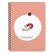 Hisli Şeyler Hepsi De Beni Bulur 16.5x22.5 Kareli Defter
