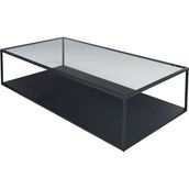 Hitit Dekorasyon Dora2 Siyah Metal Orta Sehpa