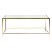 Hitit Dekorasyon Flores Gold Metal Orta Sehpa