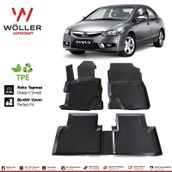 HLP Honda Civic FD6 Paspas 2006 2012 Arası 3D Havuzlu Wöller Paspas