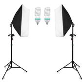 HLYPRO 50x70 Softbox İkili Sürekli Işık Seti 120w