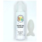 Hobiflex Reçine Bazlı Sıvı Pigment Transparan 60 ml Beyaz Epoksi Boya