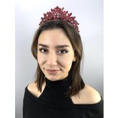 Hobigram Kırmızı Arven Model Kına Ve Gelin Tacı