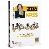 Hoca Kafası Yayınları 2026 KPSS Vatandaşlık Çözümlü Soru Bankası