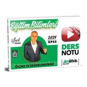 HocaWebde Yayınları - 2024 KPSS Eğitim Bilimleri Ölçme ve Değerlendirme Video Ders Notu