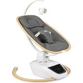 Hoffie Tola Lüks 3D Multi Fonksiyonel Elektrikli Otomatik Sallanan Kademeli Bebek Ana Kucağı - Antrasit/Wood