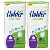 Holder Emici Külot Büyük Boy 2 Adet 30'lu Yetişkin Hasta Bezi