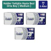 Holder Yetişkin Orta Boy 3x30 Adet Hasta Bezi