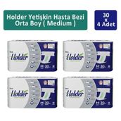 Holder Yetişkin Orta Boy 4x30 Adet Hasta Bezi