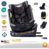 Holmer Capsula Multipro Aero 3D Profix I-Size (360° Dönebilir) 0-36KG Oto Koltuğu İsofix/SPS/SIP/Latch - Siyah