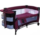 Holmer Maxi Comfort Coolstyle Anne Yanı Oyun Parkı/beşik 70X110CM - Mürdüm