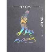Hologramlı Janjanlı Atatürk Ve Kocatepe İmza Sticker - Araba Oto Cam Araç Sticker - 02524 25x17 Cm