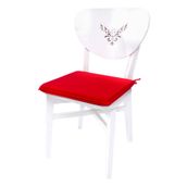 Homaks Buket Kare Kırmızı 40x40 cm Sandalye Minderi