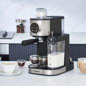 Homend Coffebreak 5015H Espresso Makinesi 1470W Güçlü Süt Köpürtücülü Inox Renkli - Standart