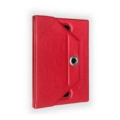 Hometech Alfa 8MS Universal Dönerli Standlı Tablet Kılıfı Kırmızı